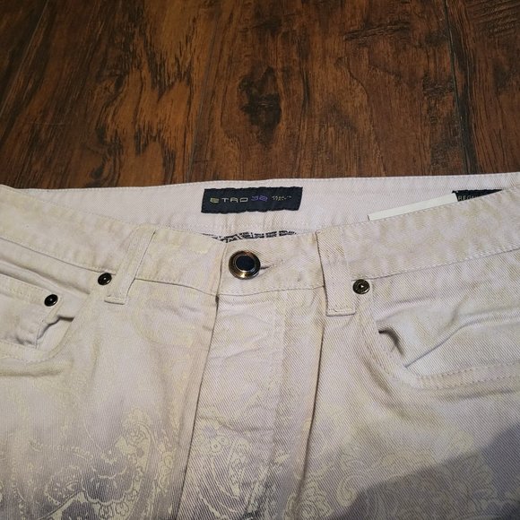 Etro Gradient Paisley Print Denim